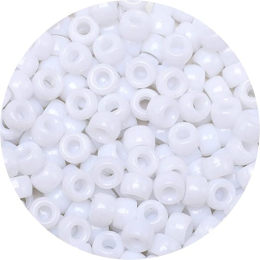 eppingwin beads and bead assortments (1000 pony beads-white solid)…