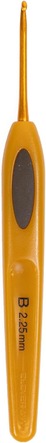 Clover 1002/B Soft Touch Crochet Hook, Size B 2.25mm