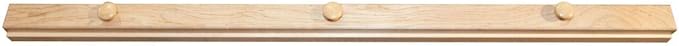 RRD Quilt Hanger for Wall for Display (54") Amish Made Wooden Quilt Rack Wall Mount - Rustic Tapestry Quilt Wall Hangers (Maple Wood, Natural Stain, 54" Long)