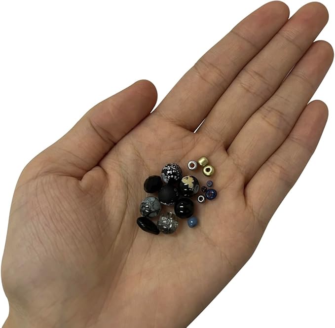 600PCS Crystal Glass Beads Spacer Beads for Making Bracelets Jewelry，8mm Obsidian Faceted Rondelle Beads with Hole for DIY Crafts Bracelets Necklace Phone Charm(Black)