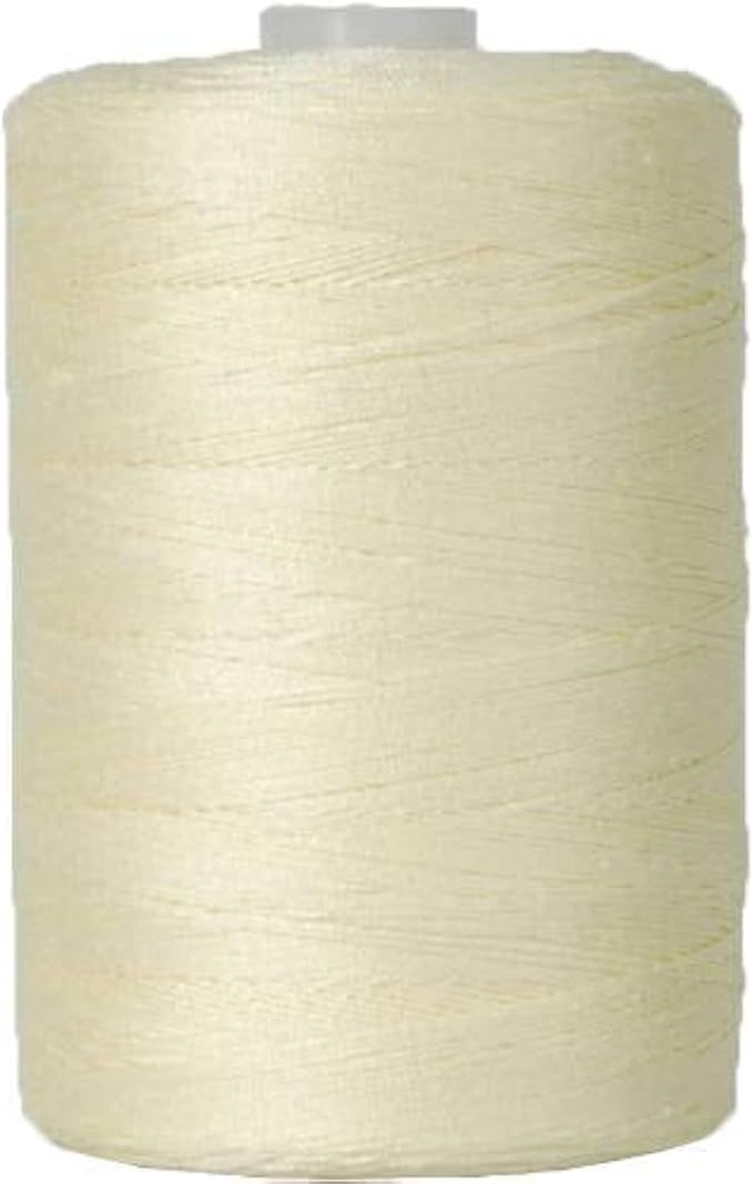 Threadart 100% Cotton Thread | for Quilting, Sewing, and Serging | 1000M Spools 50/3 Weight | Lemon 101