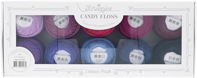 Scheepjes Candy Floss Color Pack 10 x 20 g Mini Skeins Smoothie