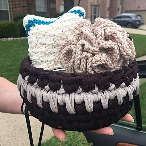 Set of 4 Wooden Base Wood Bottoms for Crochet Basket Wooden Crochet Accessory Tshirt Yarn Accessory T Shirt Yarn Basket (Styles Mix 1, 18CM)