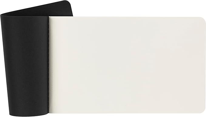Moleskine Art Sketch Album, Hard Cover, Large (5" x 8.25") Plain/Blank, Black, 88 Pages