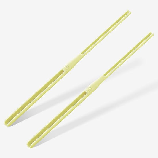 Dunkive 2 Pack Rosary Cord Knotting Tool, #7#9 and #36 Dual Head Twine Knotting Tool, Rosary Making Supplies, Beads Tying Kit, Beading Cord Kit for Jewelry, Fishing Hook, Bracelet(Yellow)