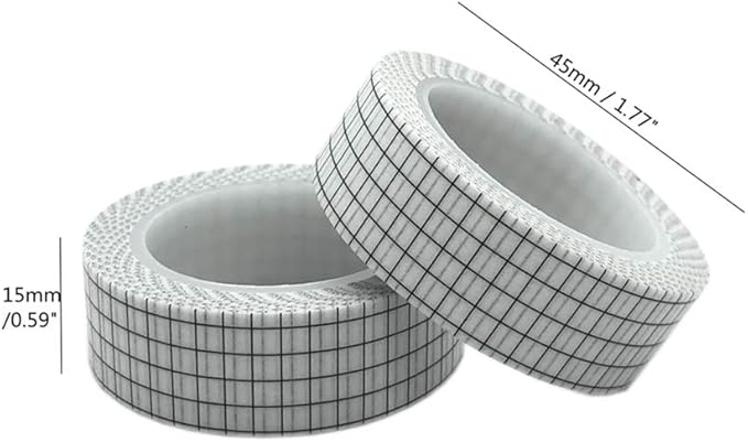 10 Rolls White Grid Washi Tape Set 33 Feet 3/5 Inch Width Writable Adhesive Masking Tapes Sticky Decorative Paper Tape for Arts DIY Scrapbooking Planners (10 Rolls White)