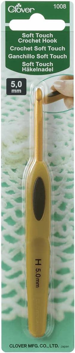 Clover Soft Touch Crochet Hook (Aluminium)