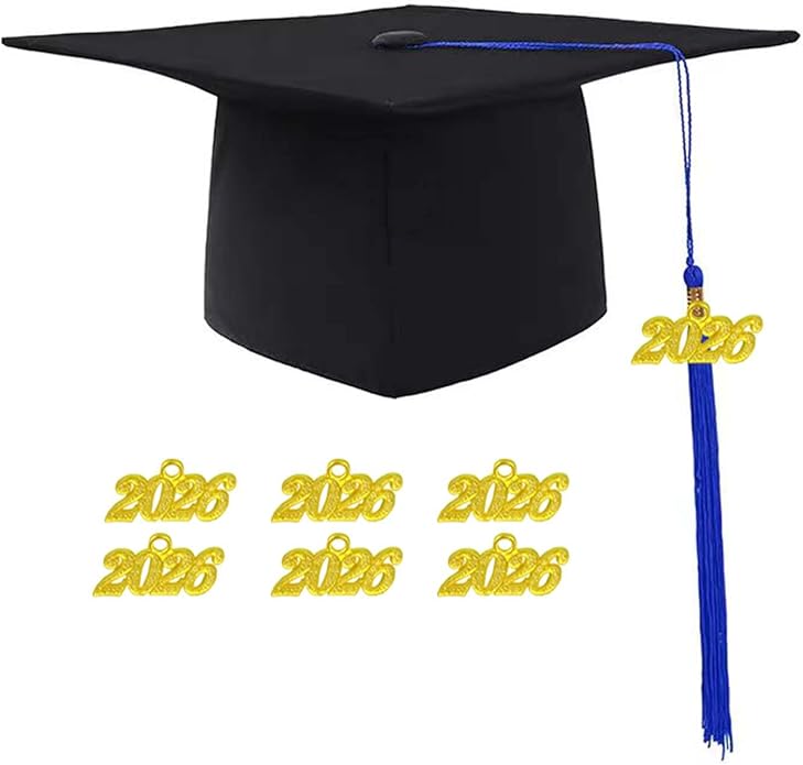 50 pieces 2026 Year Charm for Graduation Tassel Graduation Charm Pendant for DIY Jewelry Making