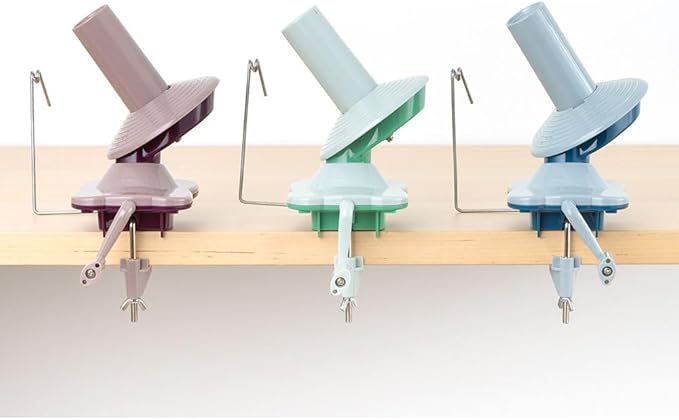 Knit Picks Yarn Ball Winder for Knitting and Crocheting (Blue)
