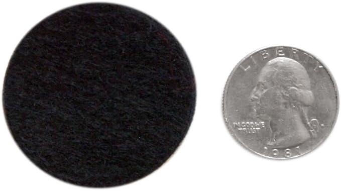 Playfully Ever After Black & White Craft Felt Circles (1.5 Inch - 95pc)