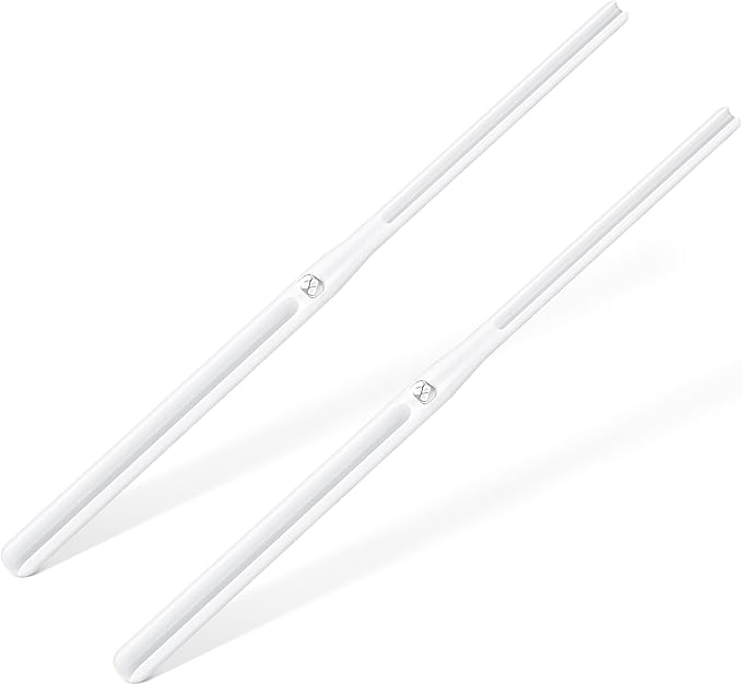 2 Pack Rosary Cord Knotting Tool, #7#9 and #36 Dual Head Twine Knotting Tool, Rosary Making Supplies, Beads Tying Kit, Beading Cord Kit for Jewelry, Fishing Hook, Bracelet(White)