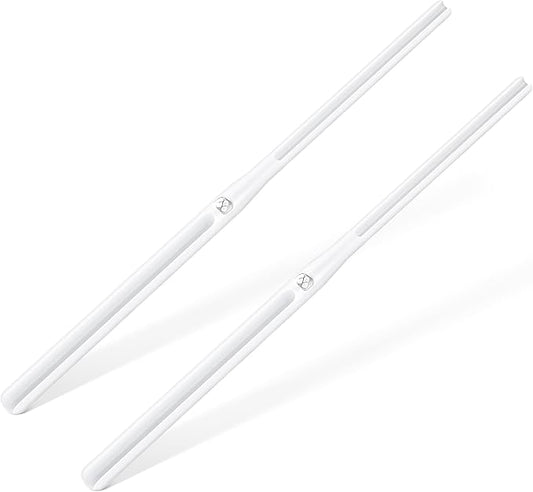 2 Pack Rosary Cord Knotting Tool, #7#9 and #36 Dual Head Twine Knotting Tool, Rosary Making Supplies, Beads Tying Kit, Beading Cord Kit for Jewelry, Fishing Hook, Bracelet(White)