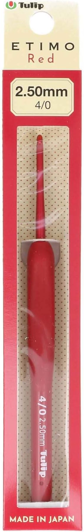 Tulip Crochet Hook, Red, 2.5mm