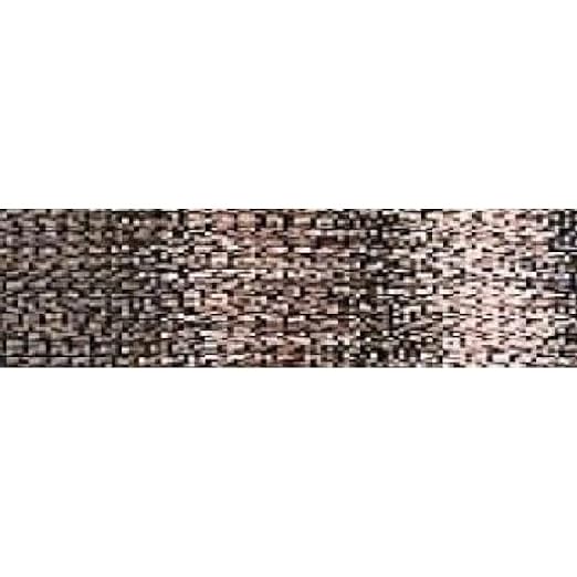Madeira 9842-360 Metallic Nylon/Polyester Embroidery Thread, 40wt/220 yd, Smooth Steel
