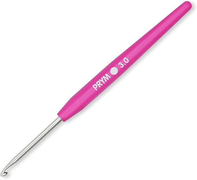 Prym Soft Grip Aluminum Crochet Hook Set, 2-6mm
