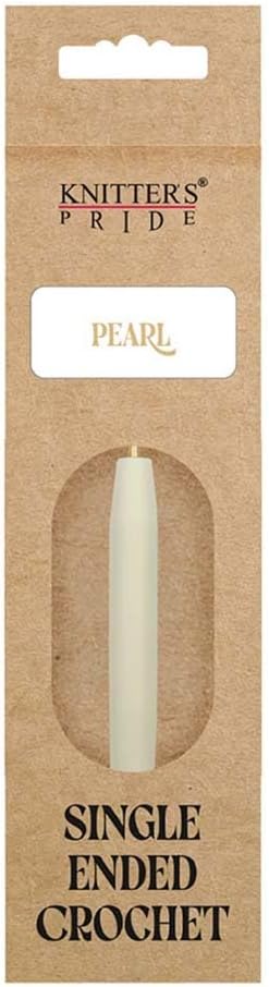 Knitter’s Pride Pearl Aluminum Crochet Hook – US Size I (5.5mm)