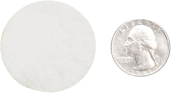 Playfully Ever After White Craft Felt Circles (1.5 Inch - 94pc)