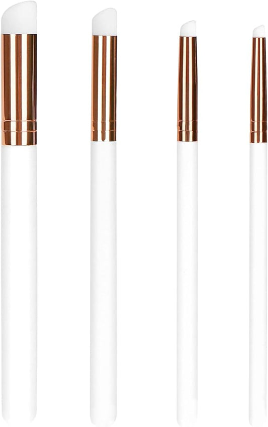 UNIMEIX Mini Blending Brushes for Card Making, Dry Miniature Painting Set Background Blender Paint Brushes Small Detailed Paint Brushes (4 Pack)