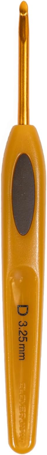 Clover Soft Touch 3.25-mm Crochet Hooks, Size D (1004/D)