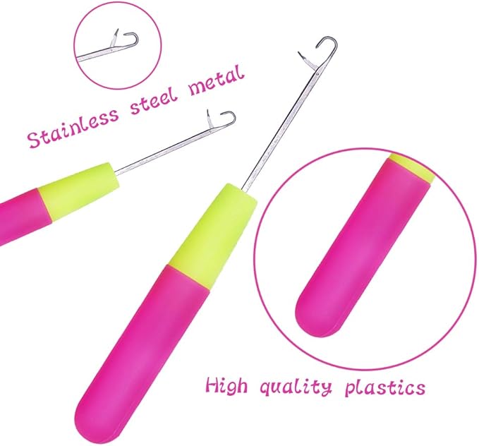 5 Pcs Latch Hook, Latch Hook Tool,Latch Hook Kits for Adults, Latch Hook Crochet Needle for Carpet Making