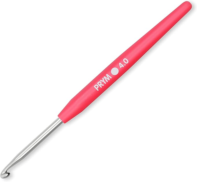 Prym Soft Grip Aluminum Crochet Hook Set, 2-6mm