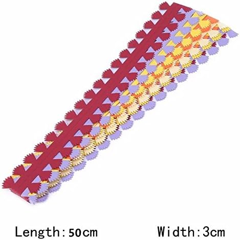 ODETOJOY Flower Quilling Paper Strips Craft Make Paper Flowers Kit for Scrapbooking-(40PCS, 8 Patterns) with Embossing Ball Stylus Tool (8 Pattern Flower)