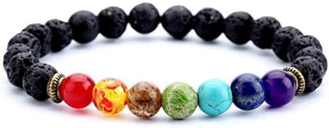 Natural Stone Beads 100pcs 6mm Black Lava Round Genuine Stone Beading Loose Gemstone Hole 1mm DIY Beads for Essential Oil Yoga Bracelet Necklace Earrings Jewelry Making (Black Lava Stone Beads,6mm)
