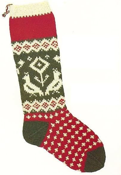 Christmas Stocking Knitting Kit - Partridge and Pear Tree
