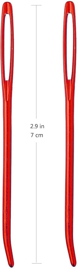 22pcs Aluminum Cable Needles & Stitch Holders Knitting Tools,Safety Pin Cable Stitches Hook,Large Eye Bent Tapestry Needles for Yarn Sewing Weaving Knitting Sweaters Blanket DIY