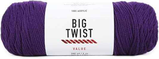 Value Worsted Yarn (Grape)