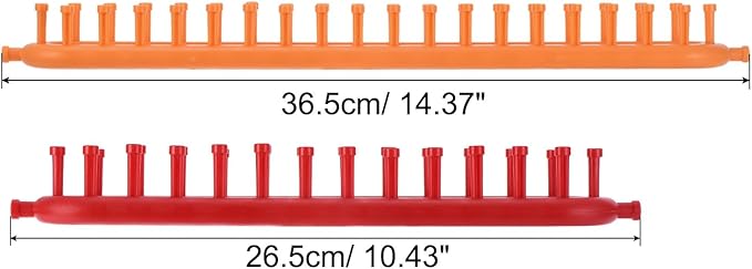 PATIKIL Rectangle Knitting Loom Machines Kit, Darning Weave Tool with Accessories for Scarf Sweater Shawl Blankets Mending Weaving Stitching, 2 Sizes