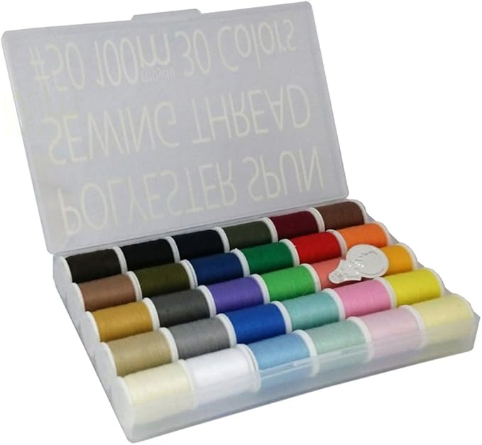 LEONIS 30 Color All-Purpose Polyester Sewing Threads 100 m / 110 yds Each [ 93012 ]