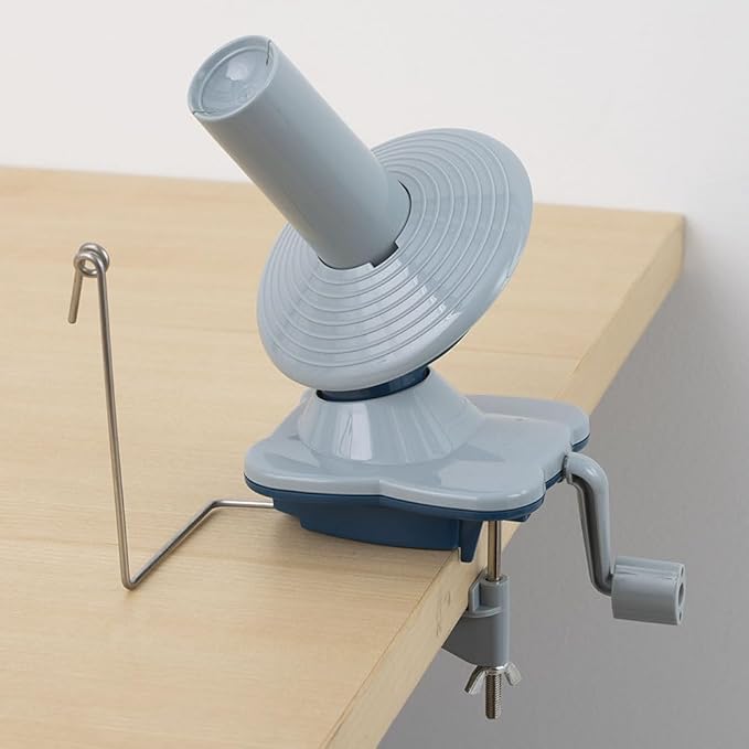 Knit Picks Yarn Ball Winder for Knitting and Crocheting (Blue)
