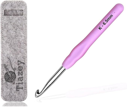Size K/6.5mm Crochet Hook, Ergonomic (6.5 mm)