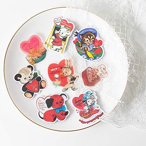 Alideco 80Pcs Vintage Scrapbooking Stickers Lovely Animals Funny Aesthetic Kawaii Stickers for Adult for Girls Journaling Assorted Phone Adult