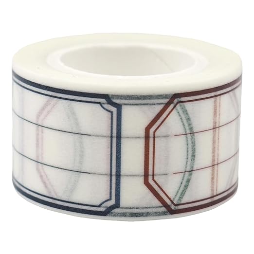 Japanese Label Writable Washi Tape / 25mm x 10M / 200 Stickers (Multicolor)
