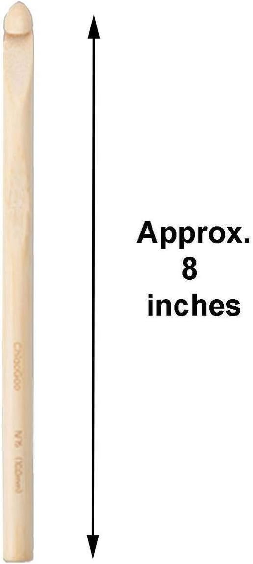 ChiaoGoo Knitting Needles Crochet Hook Wooden Size US U (25mm) 1022-U with Stitch Holder
