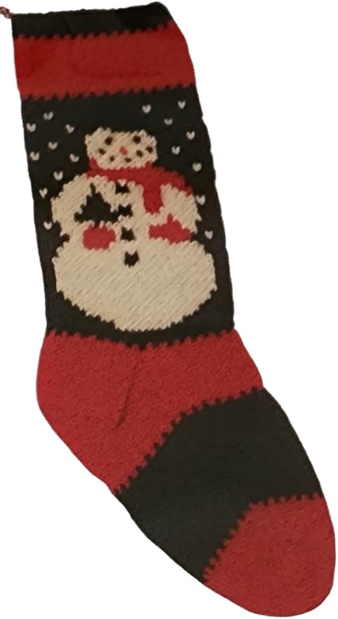 Christmas Stocking Knitting Kit - Snowman