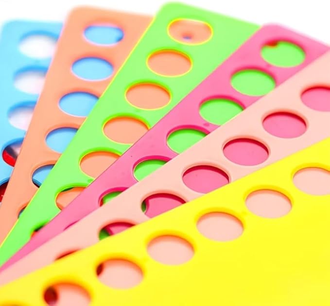 JuxLux 7 Pack Embroidery Floss Organizer Holder Cross Stitch Threads Organizer Card with Thread Wax Thread Conditioner Beeswax Sewing Thread Winding Plate Board for Friendship Bracelet String Rainbow
