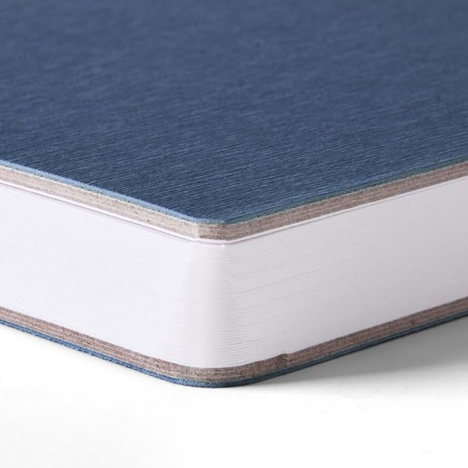 Mifuner Deep Blue Hardcover Sketchbook Square Hardbound Sketch Journal 4.7 x 4.7 Inch 42 Sheets Art Book 250GSM Ultra Smooth Paper Ideal for Pencils,Water Color Pen,Marker Pen