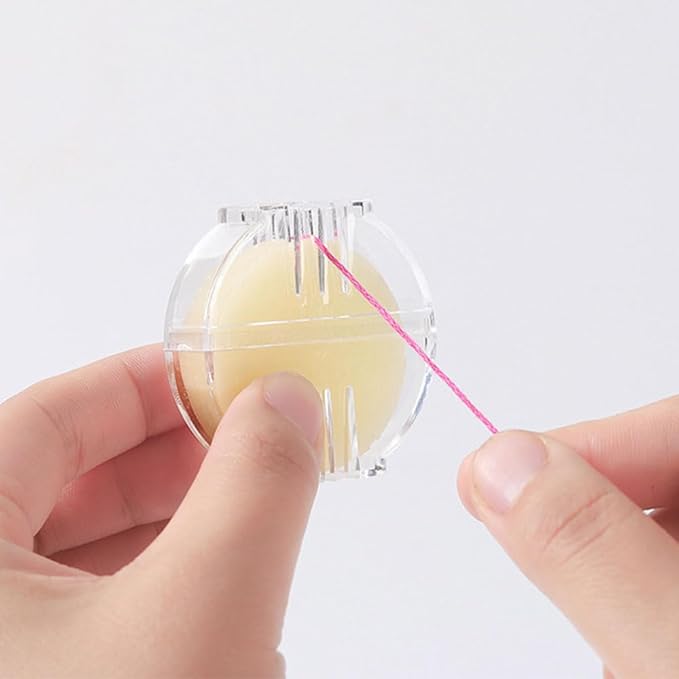 JuxLux 7 Pack Embroidery Floss Organizer Holder Cross Stitch Threads Organizer Card with Thread Wax Thread Conditioner Beeswax Sewing Thread Winding Plate Board for Friendship Bracelet String Rainbow