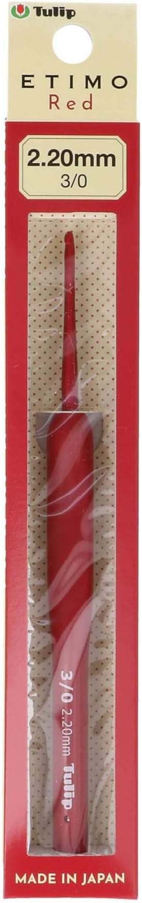 Tulip Crochet Hook, Red, 2.2mm