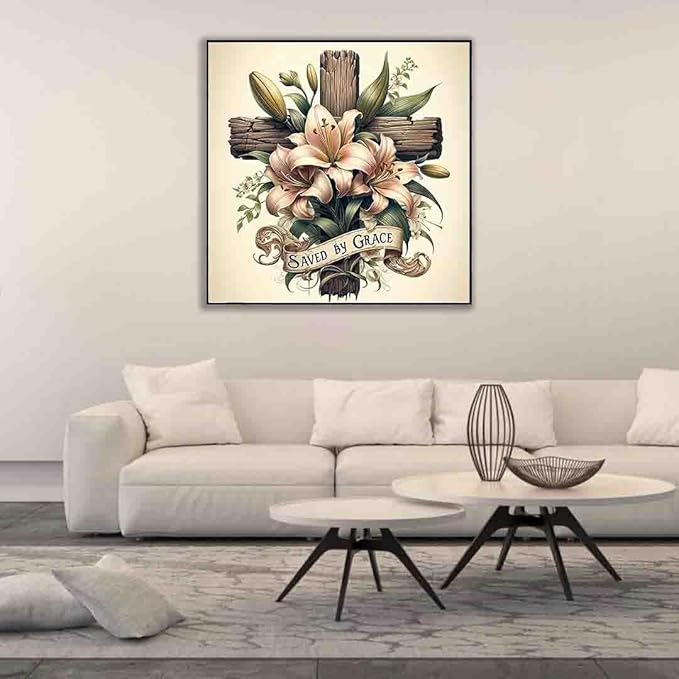 cross stitch kits for adults beginner,flower counted cross stitch kits printed stitching cute patterns dimensions needlepoint art crafts embroidery kits for adults beginners (13.7x13.7 inch)