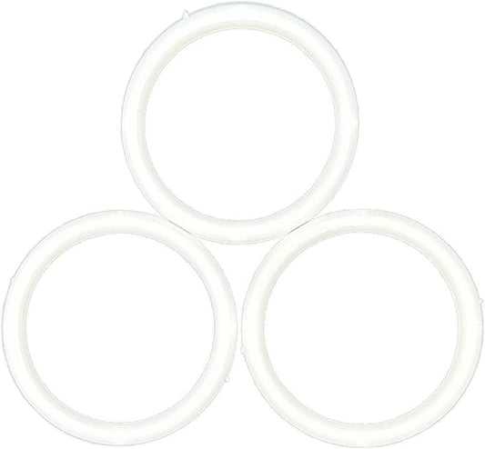 Crafts Central White Plastic Rings 12 Pieces - for Arts & Crafts and DIY's (4" Inch Ring)