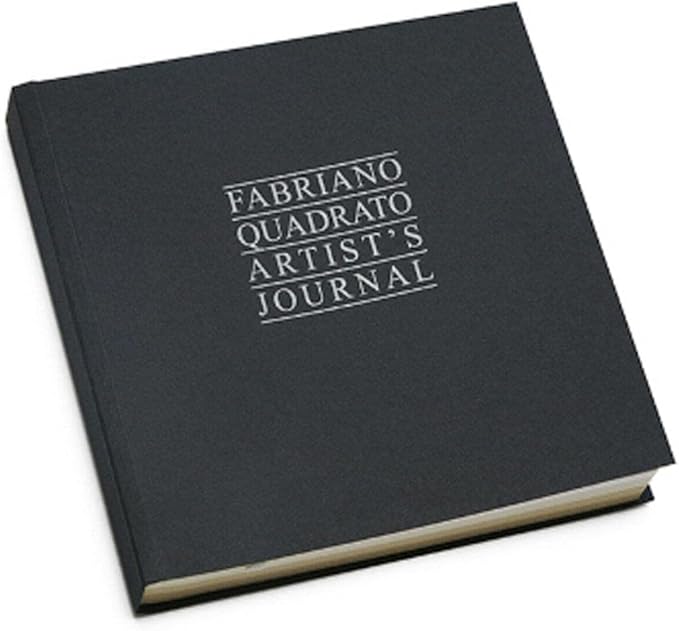 Fabriano Quadratto Artist Journal, 96 4-Color Sheets, 90 GSM, 9" x 9"
