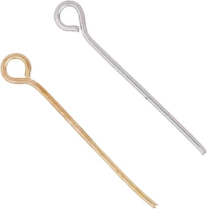 mandala crafts assorted earring hooks for jewelry making – 440 pcs french fish hook ear wires & eye pin kit – diy fishhook earring making supplies findings