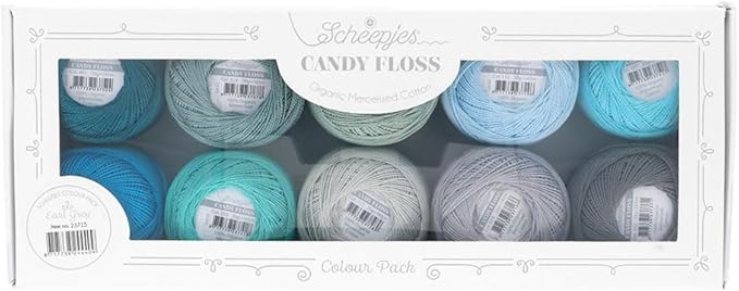 Scheepjes Candy Floss Color Pack 10 x 20 g - Earl Grey