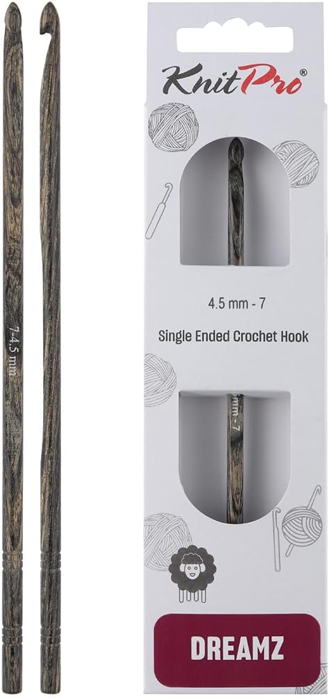 KnitPro Dreamz Single-Ended Crochet Hook | US Size 7 (4.5mm)