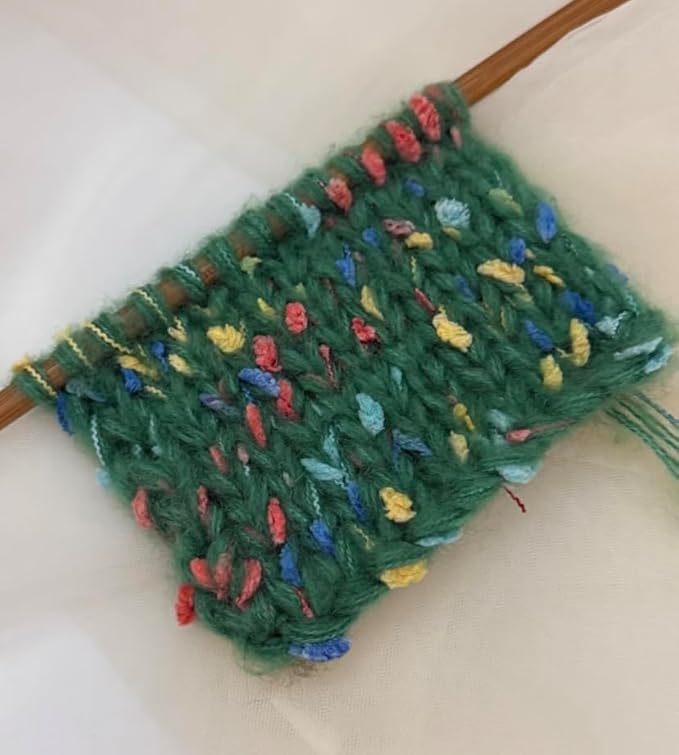 Hand Spun Art Yarn 4 Pack of 50g/Skein Fancy Yarn Multifiber Multicolored with Hand Blended Handmade for Jewelry Making Junk Magazines Knitting Crafts Textile Decorative Tassels Card Making