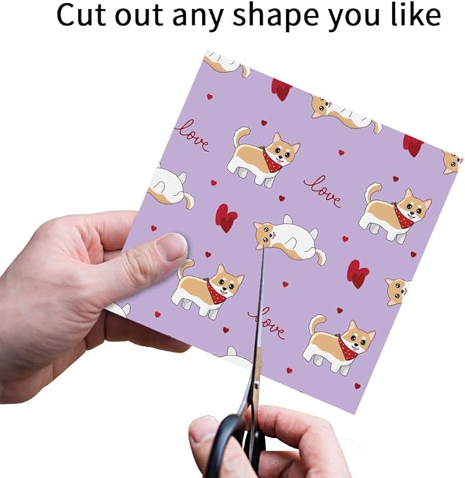 6x6” 160gsm cardstock Single Sided Scrapbooking 24 Papers Pad vintage decoupage scrapbook kit patterned paper junk journal supplies journaling supply scrap paper crafting Dog